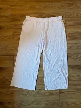 Light Pink Elastic Waist Lounge Pants